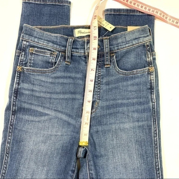 Madewell 10" High Rise Roadtripper Supersoft Jeans Playford Wash - Picture 11 of 11